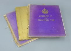 Three books relating to the 1937 Coronation, the 1935 Jubilee, and George V and Edward VIII.