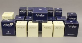 A quantity of boxed Aynsley porcelain.