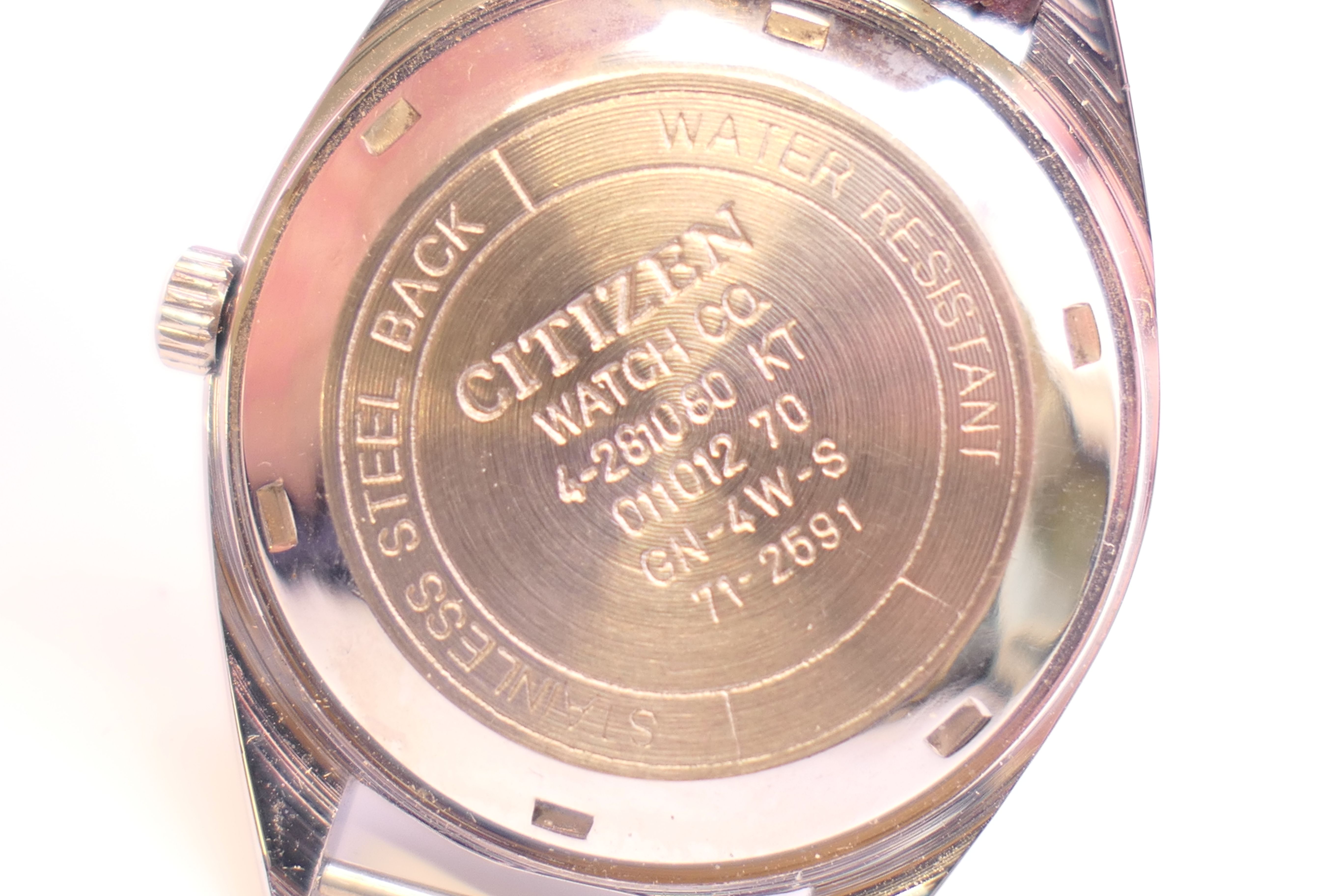 A Citizen stainless steel automatic wristwatch, ref 71-2591, - Image 5 of 6