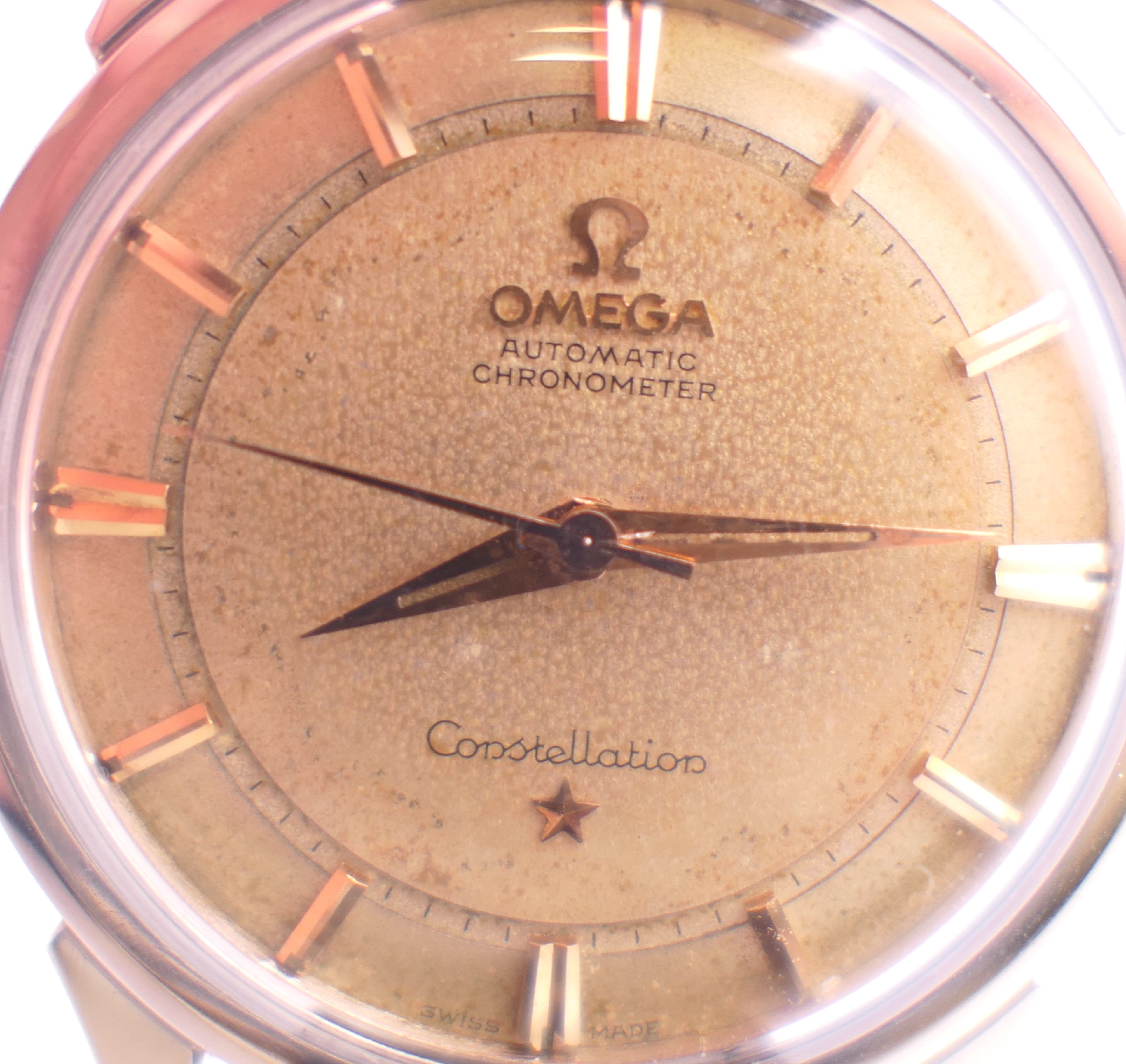 An Omega stainless steel Constellation automatic chronometer wristwatch, ref 14381-2, circa 1959, - Image 6 of 7