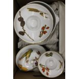 A large quantity of Royal Worcester Evesham pattern dinner and tea wares.