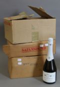 Three boxes of German sparkling wine.