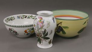 A Villeroy and Boch porcelain bowl,