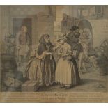 WILLIAM HOGARTH (1697-1764) English, The Harlot's Progress, plate 1 engraving,