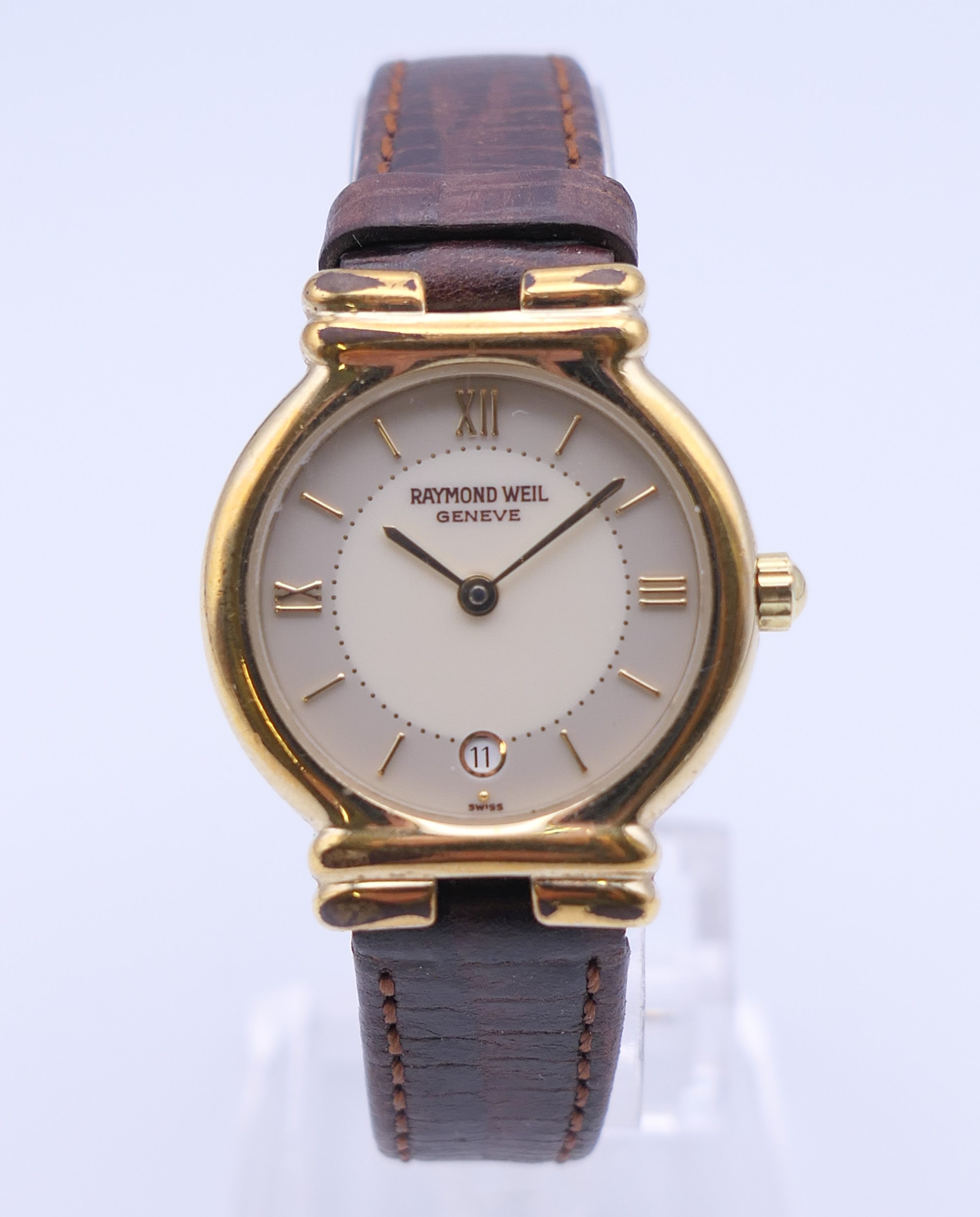 A Raymond Weil ladies wristwatch. 2.5 cm diameter. - Image 2 of 8