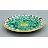 A Wedgwood Majolica platter. 31 cm long.