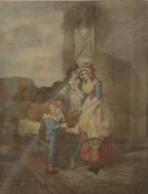 FRANCIS WHEATLEY, Three Cries of London etchings - plate 5 Schiavonelli 1793,