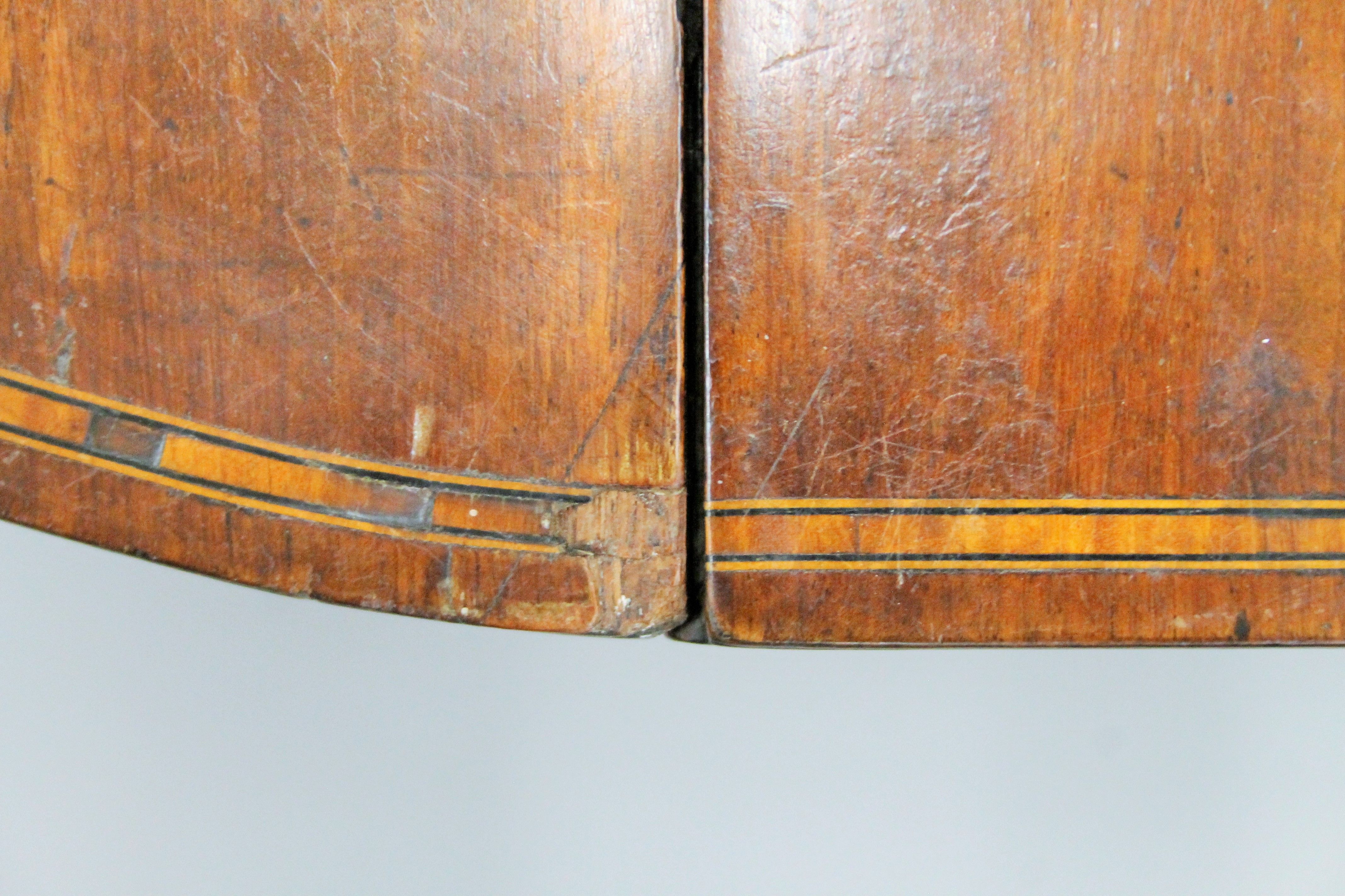 A 19th century mahogany single drawer drop leaf Pembroke table. 45 cm wide flaps down. - Image 9 of 11
