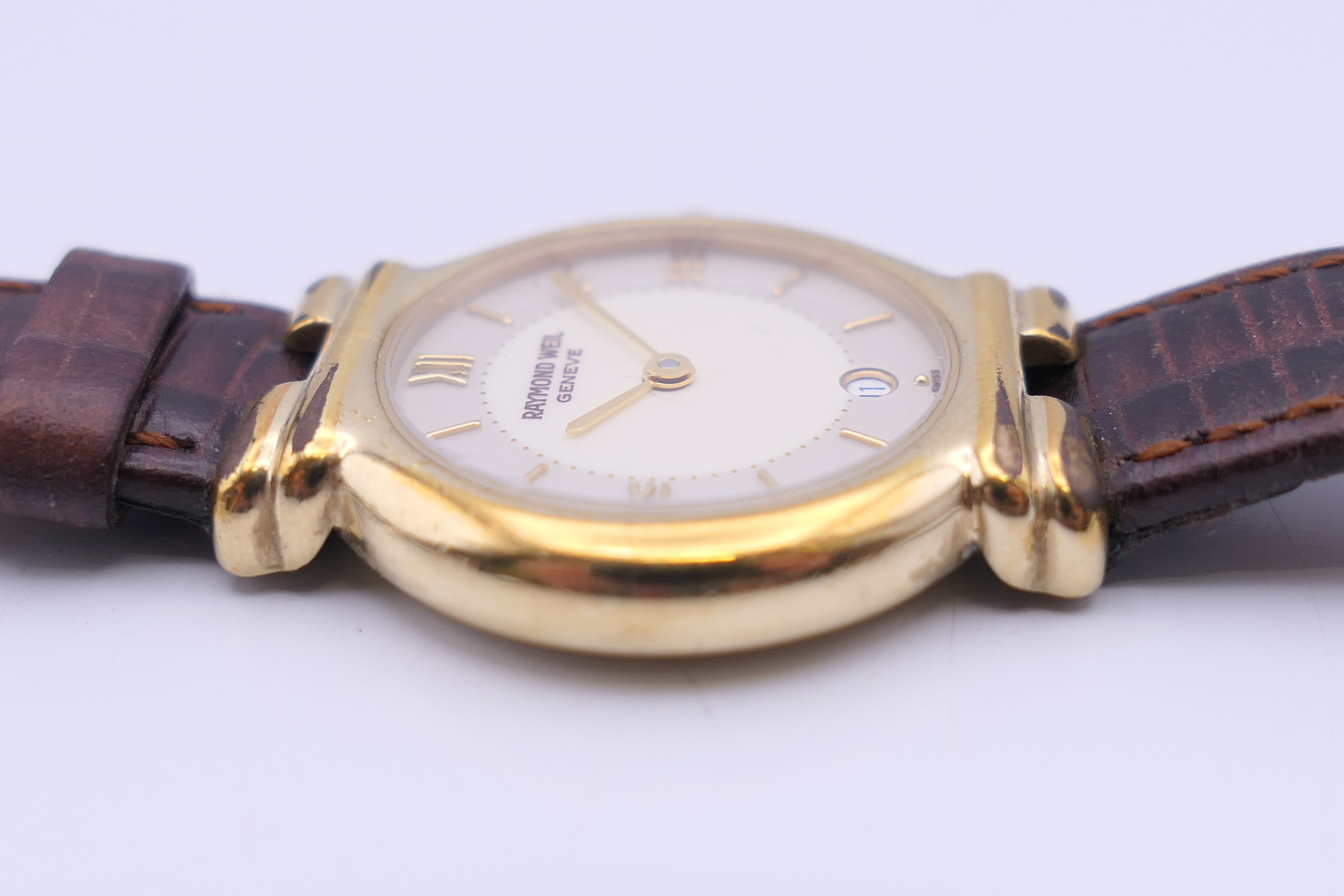 A Raymond Weil ladies wristwatch. 2.5 cm diameter. - Image 7 of 8