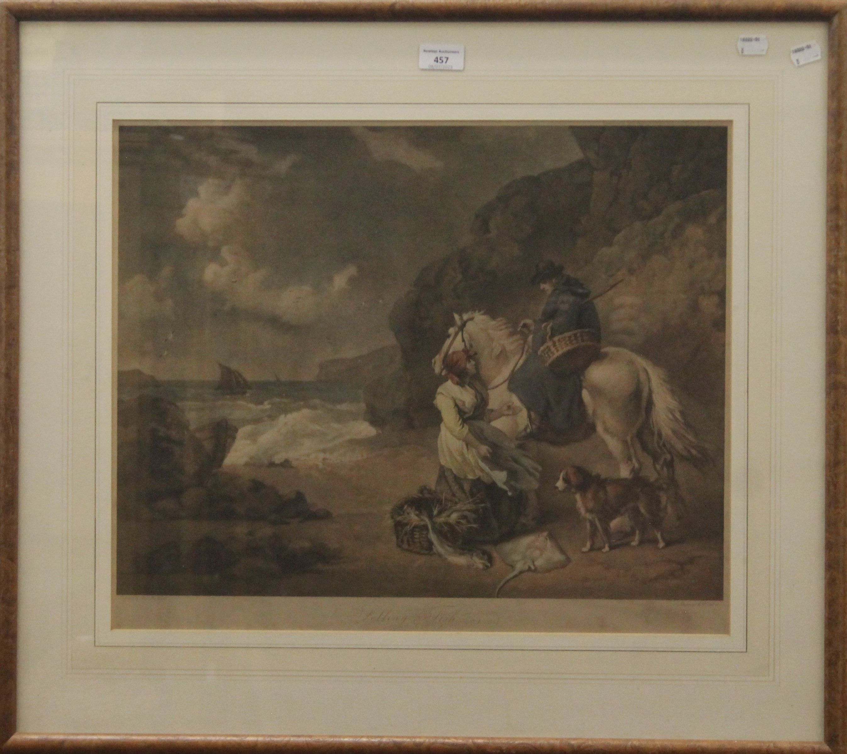 An early 19th century mezzotint by WILLIAM WARD (engraver) After an oil painting by GEORGE MORLAND, - Image 2 of 2