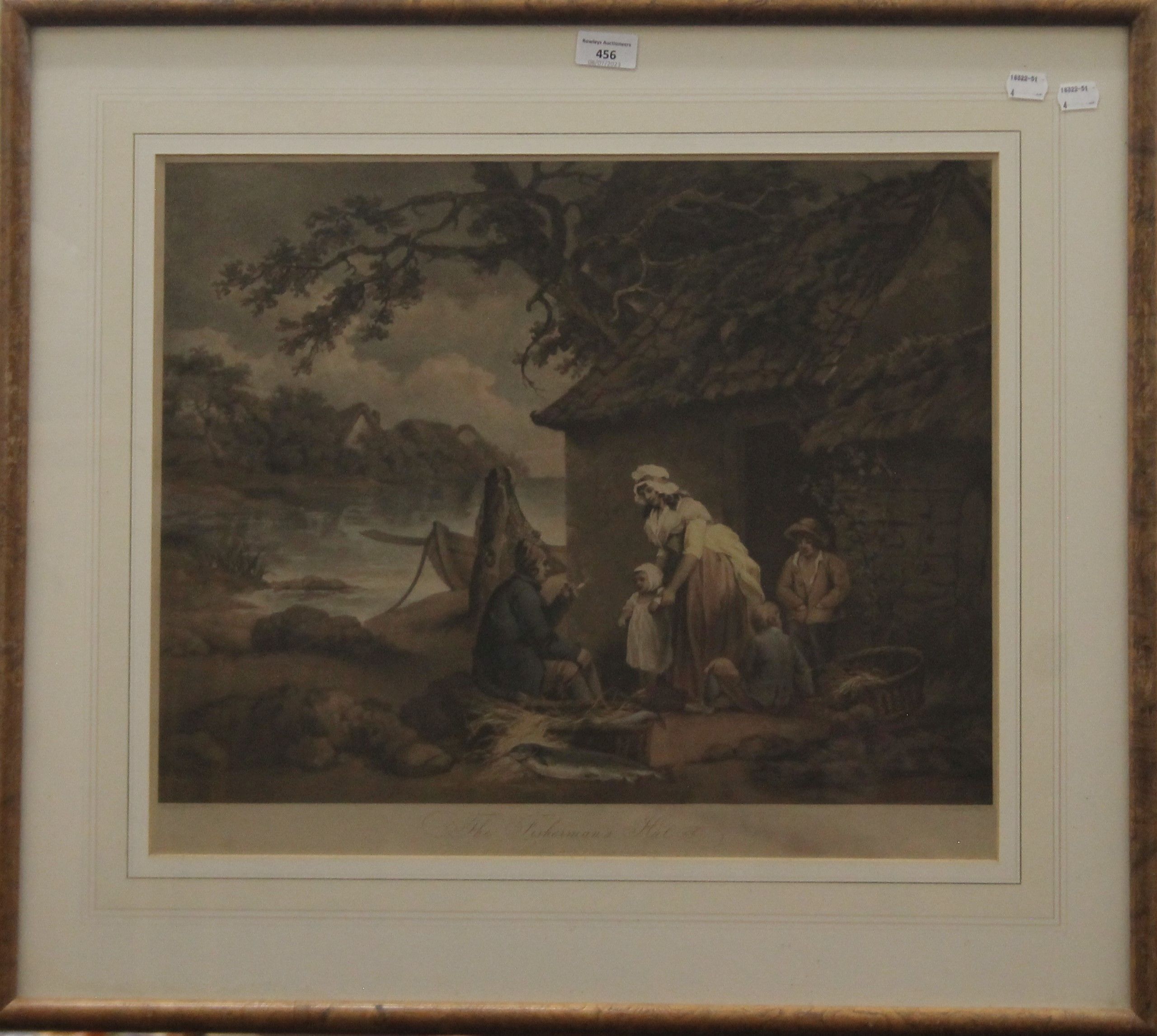 An 1804 mezzotint by WILLIAM WARD (engraver) After an oil painting by GEORGE MORLAND, - Image 2 of 2