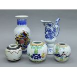 A small quantity of Chinese porcelain.