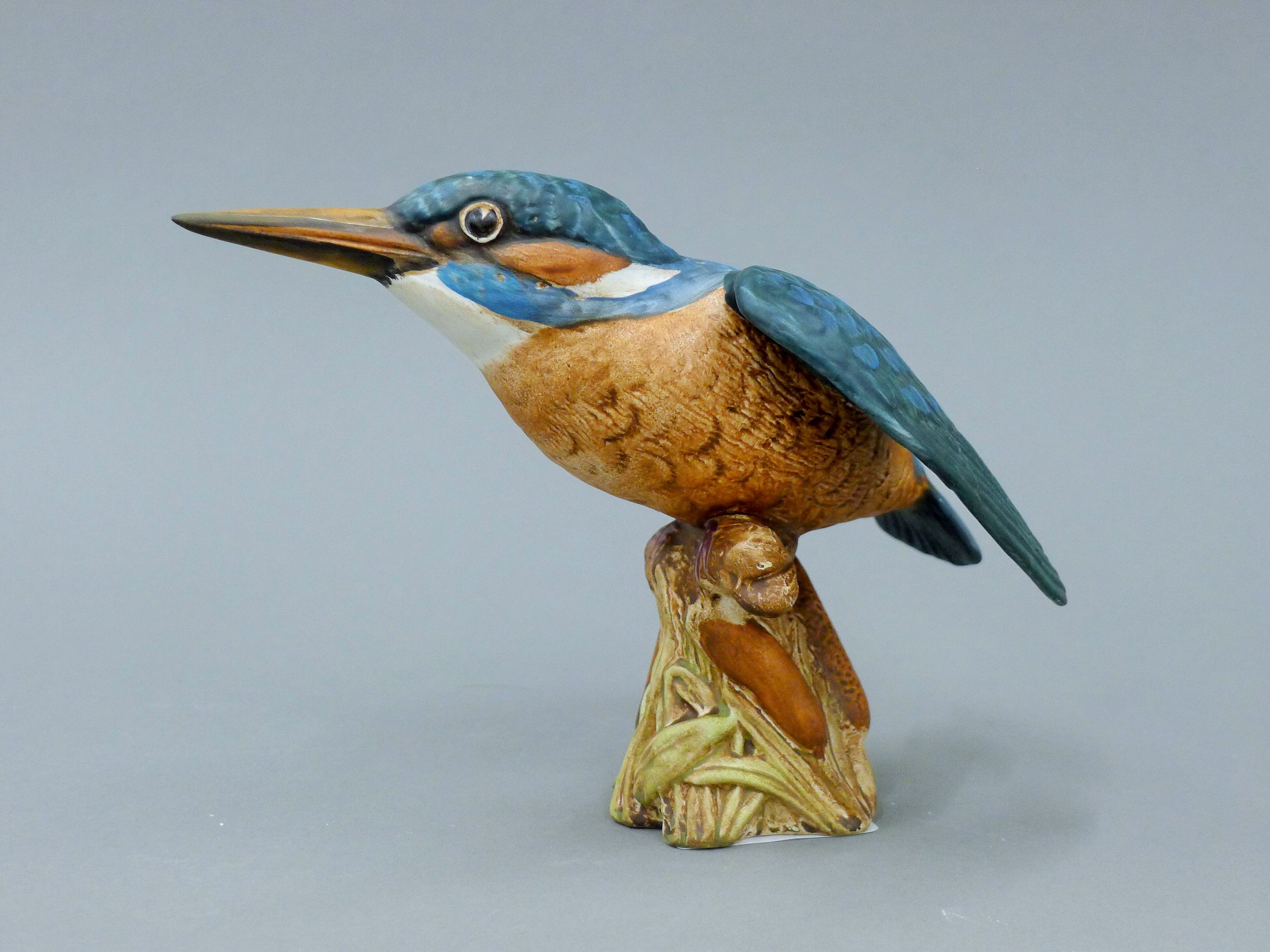 A Beswick ceramic model of a kingfisher, marked to base ''Beswick England'',
