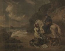 An early 19th century mezzotint by WILLIAM WARD (engraver) After an oil painting by GEORGE MORLAND,