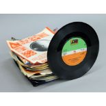 A quantity of 7" vinyl singles.