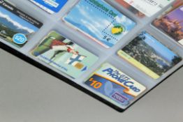 A collection of phone cards.