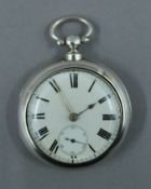A silver pair cased verge movement pocket watch by Willson & Son, Lincoln,
