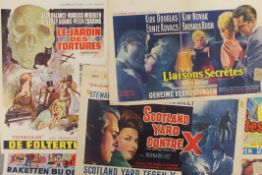 A collection of various film posters.