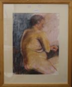 VANETTA SOFFE, Andrew, pastel on paper, framed and glazed. 37.5 x 50.5 cm.