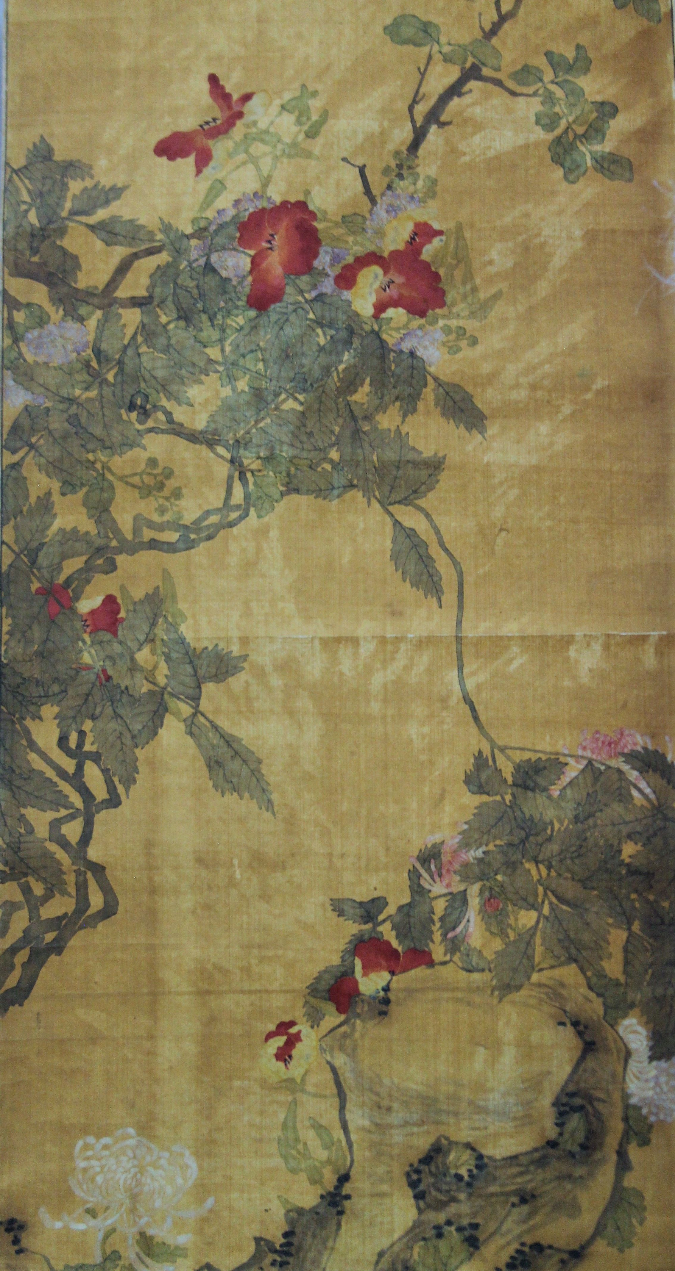 A collection of 19th/20th century Chinese scroll paintings. - Image 4 of 11
