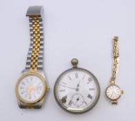 A 9 ct gold Rotary ladies wristwatch (12.