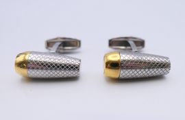 A pair of Audermars Piguet cufflinks. 2.25 cm long.