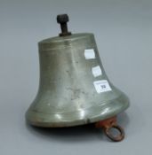 An RAF scramble bell. 19 cm high overall.