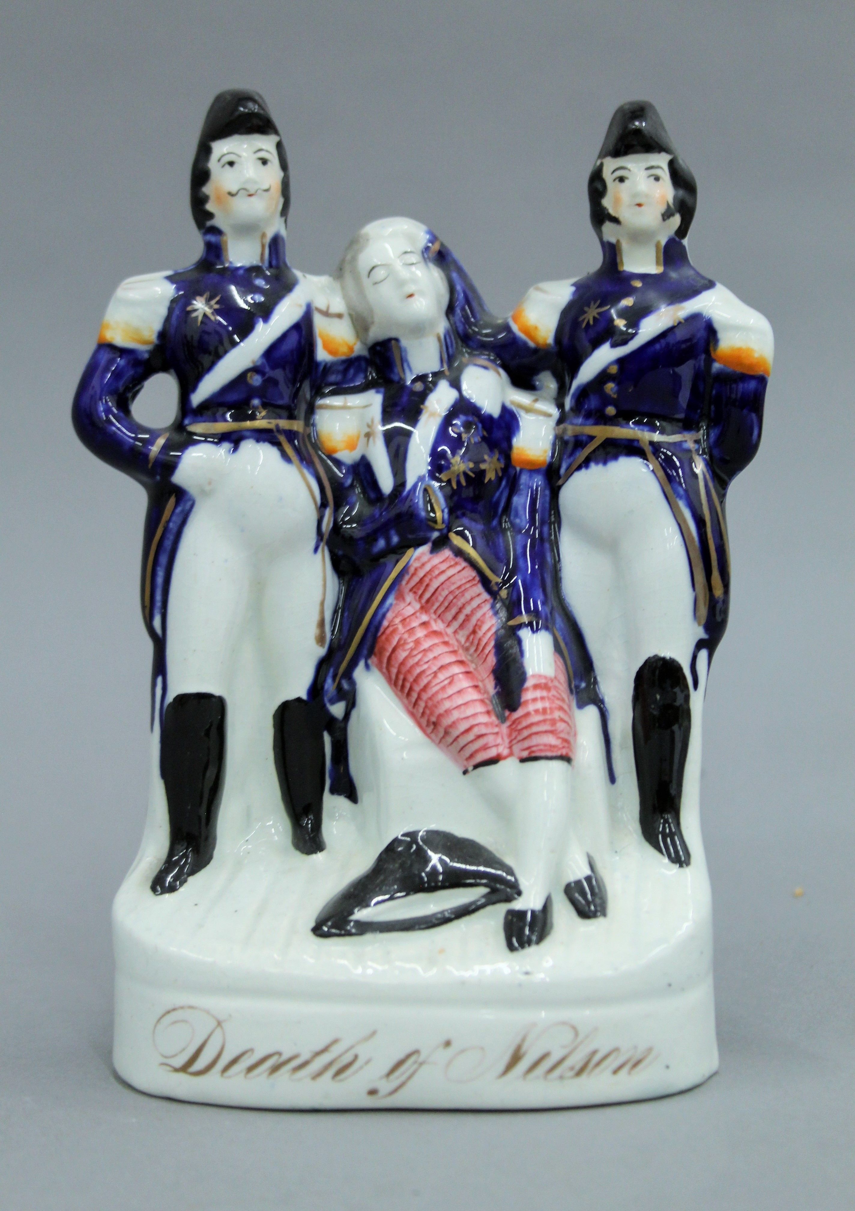 A collection of 19th century Staffordshire figures, etc. The largest 25 cm high. - Image 10 of 17