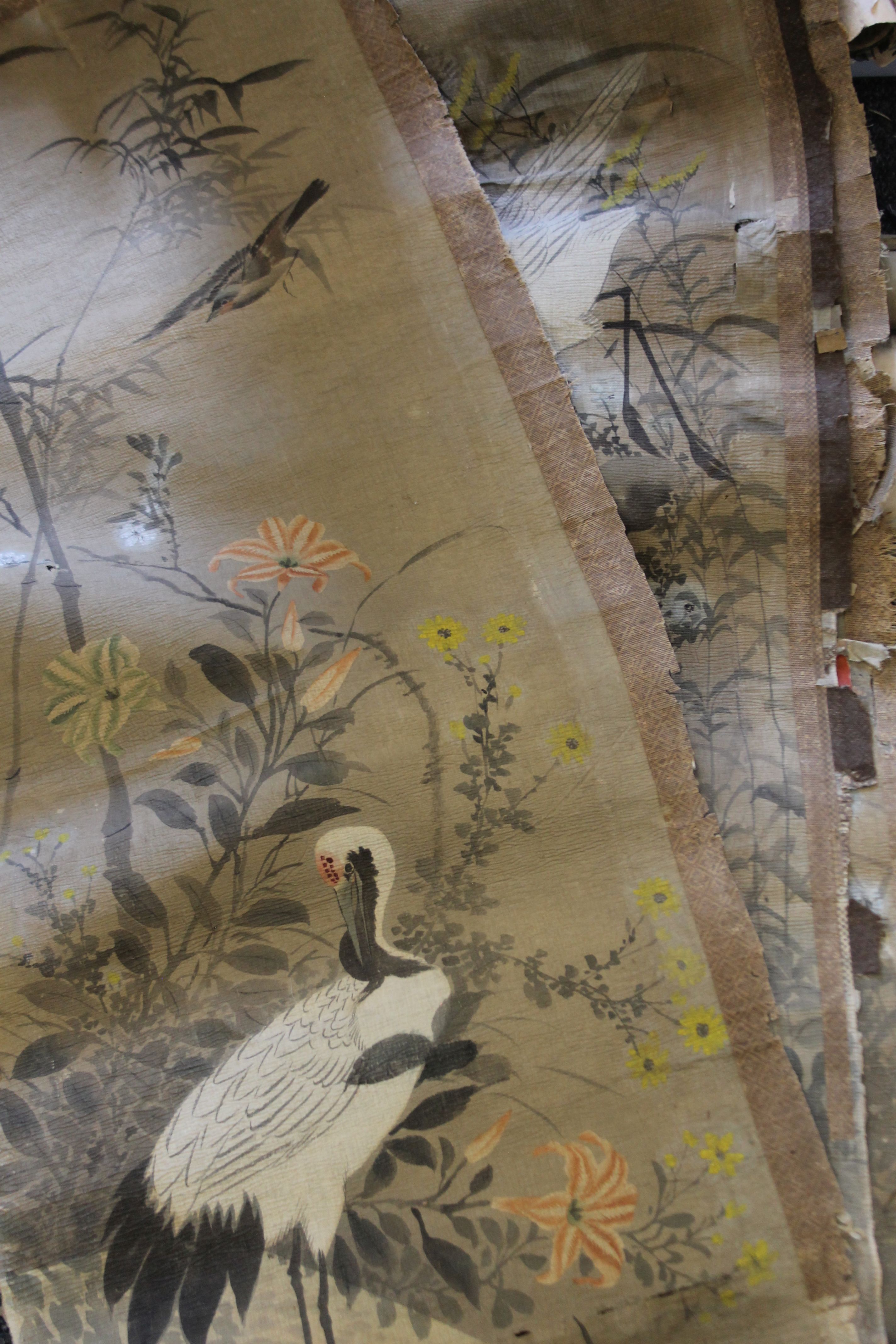 A collection of 19th/20th century Chinese scroll paintings. - Image 6 of 11