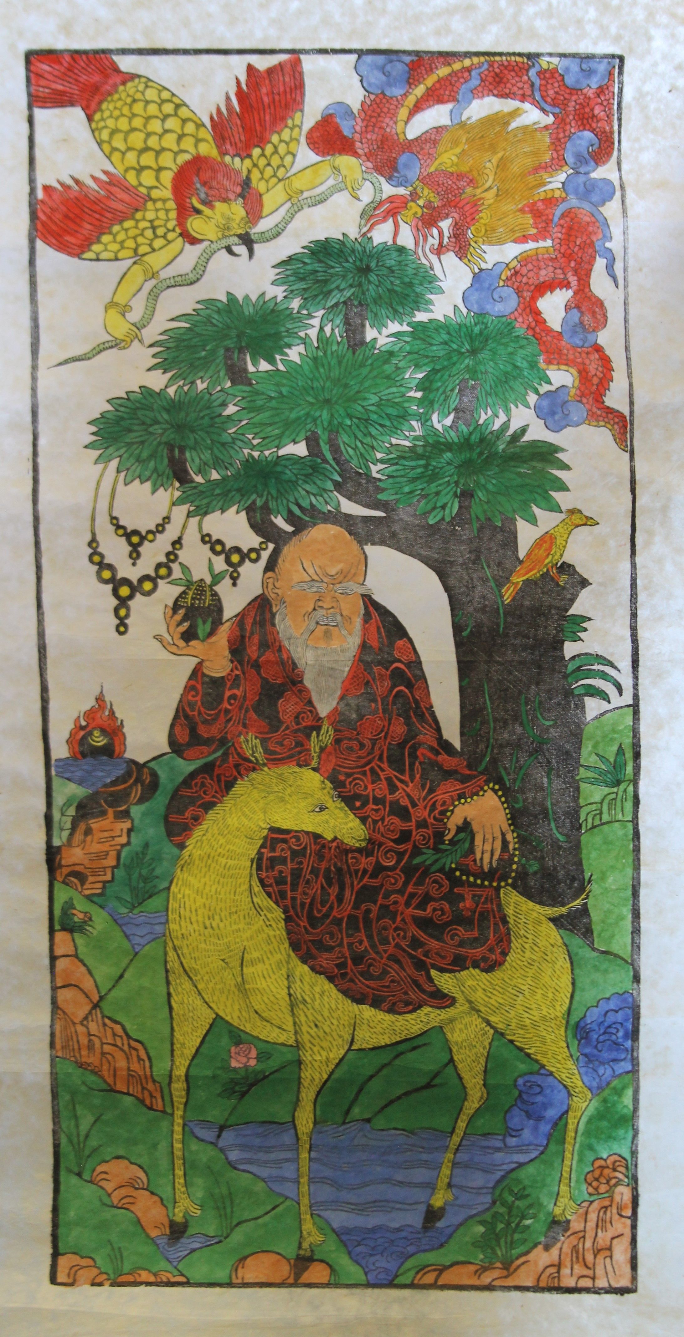 A collection of 19th/20th century Chinese scroll paintings. - Image 10 of 11