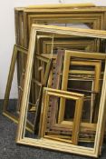 A quantity of various picture frames.