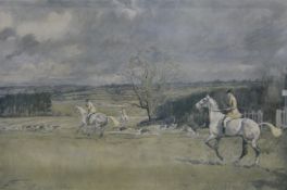 LIONEL EDWARDS (1878-1966) British, The Meynell, limited edition print, signed, framed and glazed.