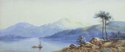 N TIMMIS, Mountainous Lakeland Scenes, a pair of watercolours, each signed and dated '26,