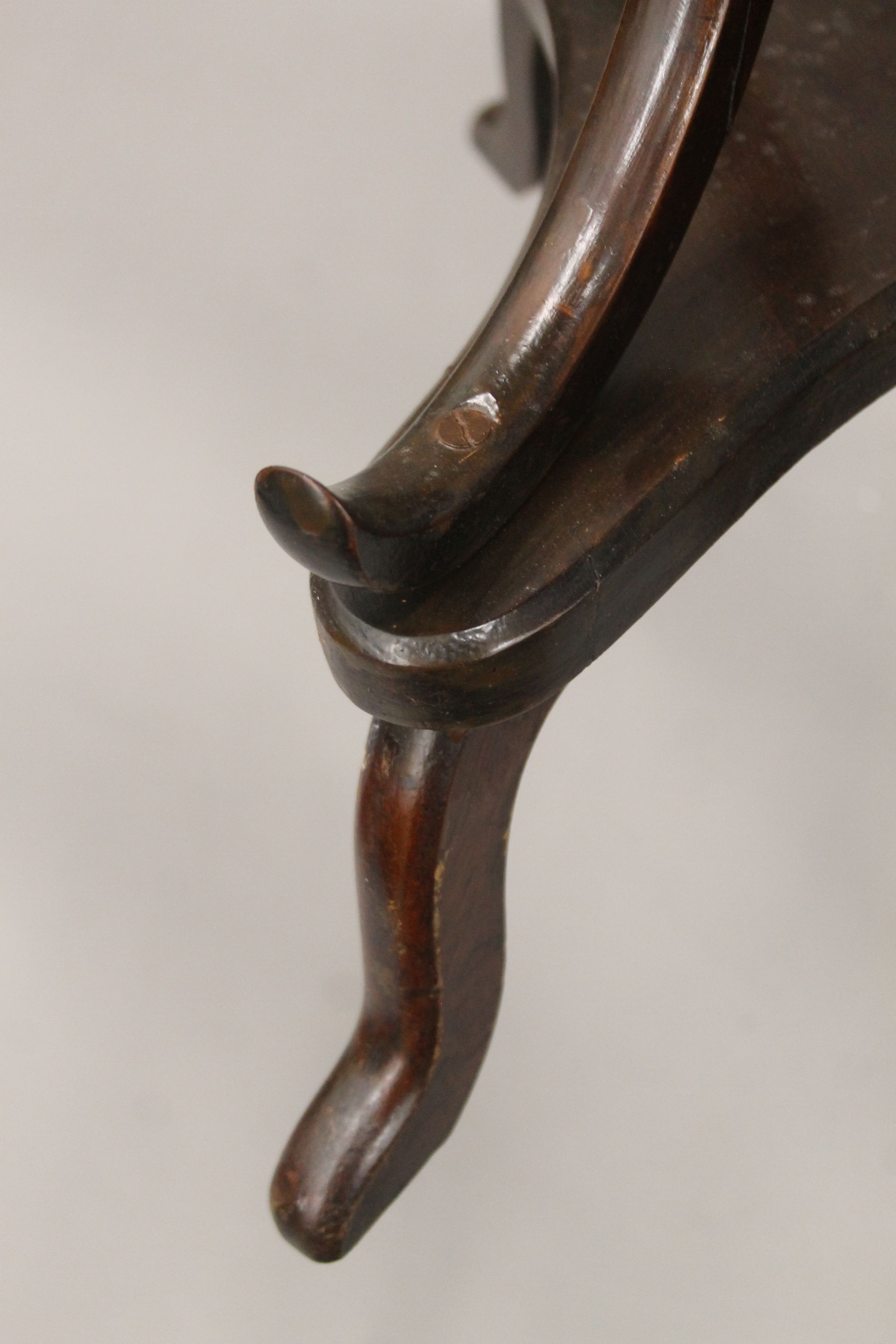 A 19th century rosewood tripod table, the underside stamped for Milles & Edwards, 134 Oxford St, - Image 7 of 10