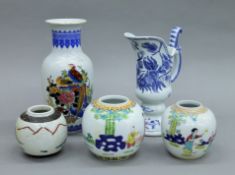 A small quantity of Chinese porcelain.