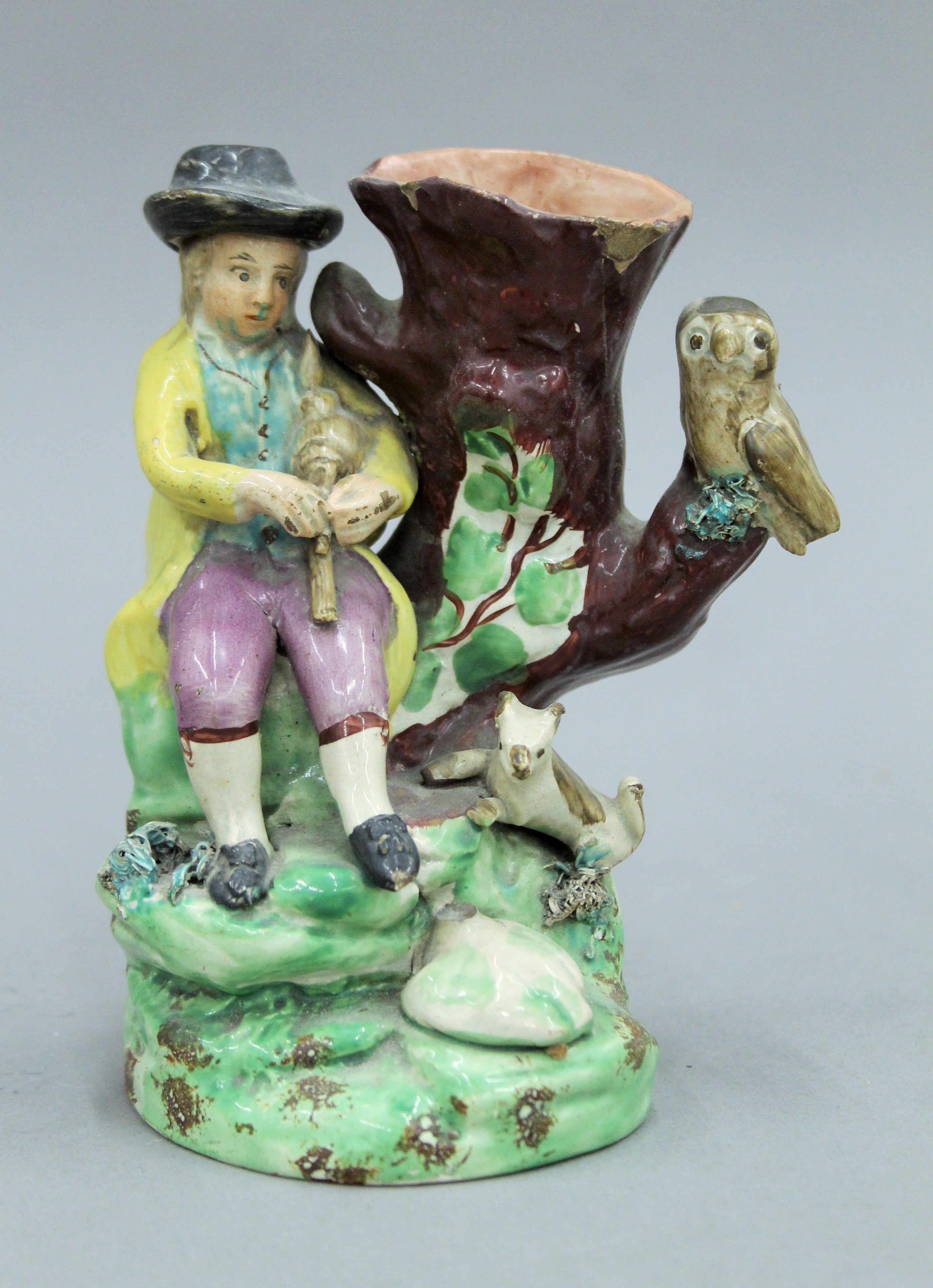 A collection of 19th century Staffordshire figures, etc. The largest 25 cm high. - Image 14 of 17