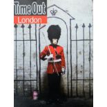 BANKSY (born 1974) British, Time Out London, a print on paper. 50 x 68 cm.