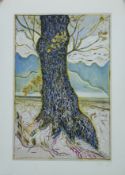 BILLY CHILDISH (born 1959) British (AR), Van Gogh's Tree, a signed limited edition print on card,