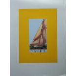 SIR PETER BLAKE CBE RDI RA (born 1932) British (AR), Y Is For Yacht, signed limited edition print,