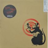 BANKSY (born 1974) British, Radar Rat - Red On Brown - Dirty Funker record sleeve,
