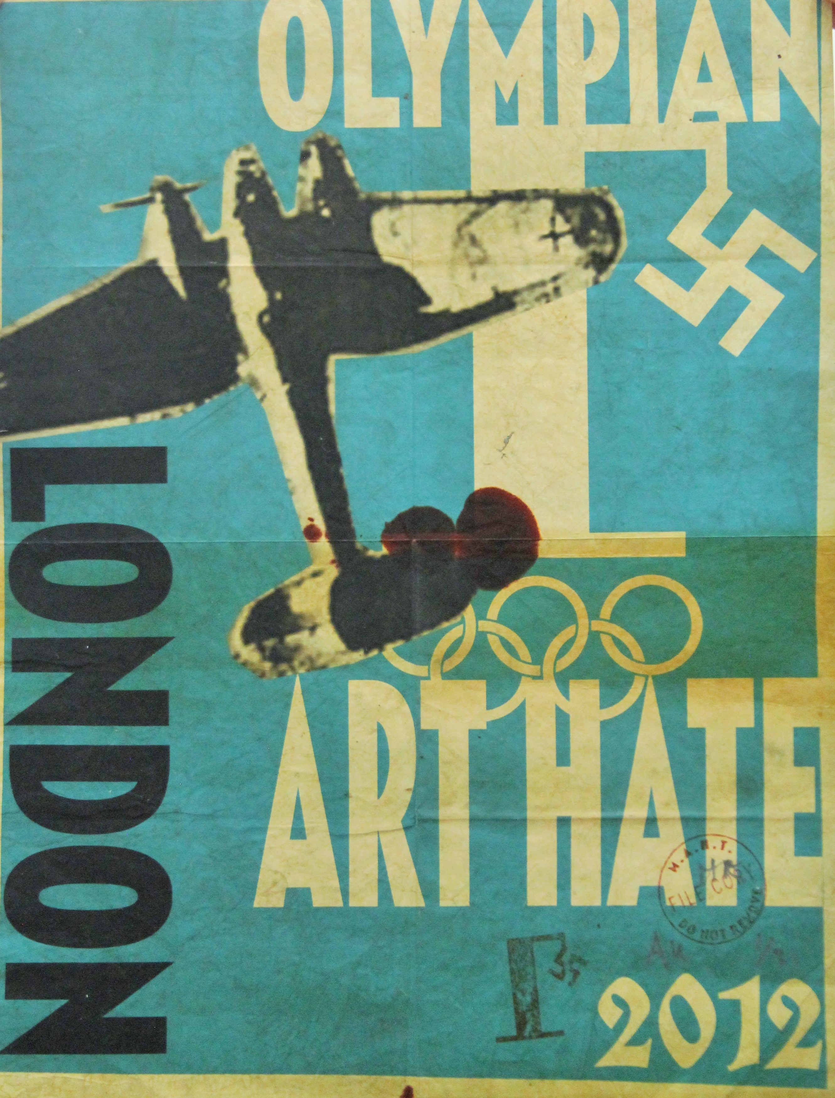 BILLY CHILDISH (born 1959) British (AR), Olympian Hate, a limited edition print on paper,