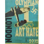 BILLY CHILDISH (born 1959) British (AR), Olympian Hate, a limited edition print on paper,