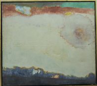 HENRY INLANDER (1925-1983) Austrian/British (AR), Sunrise, oil on canvas, framed. 95 x 85 cm.