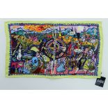 SIR GRAYSON PERRY CBE RA (born 1960) British (AR), Glyndebourne, a silk handkerchief. 38 x 22 cm.