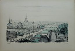 ROBERT NALY (1900-1983) French (AR), Paris, a signed limited edition lithographic print,