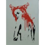 NICK WALKER (born 1969) British (AR), 38 Pigtails, a signed limited edition print on card,