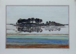 BILLY CHILDISH (born 1959) British (AR), River Reflection, a signed limited edition print on card,