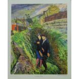 CAREL WEIGHT CBE RA (1908-1997) British (AR), Garden of Eden, a signed print on card,