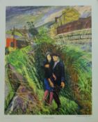 CAREL WEIGHT CBE RA (1908-1997) British (AR), Garden of Eden, a signed print on card,