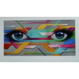 MY DOG SIGHS (Paul Stone) British (AR), Eyes, a signed limited edition print on card,